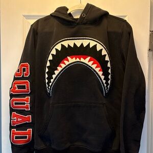 Eternity Black Shark Mouth Pullover Hoodie Sweatshirt Unisex M